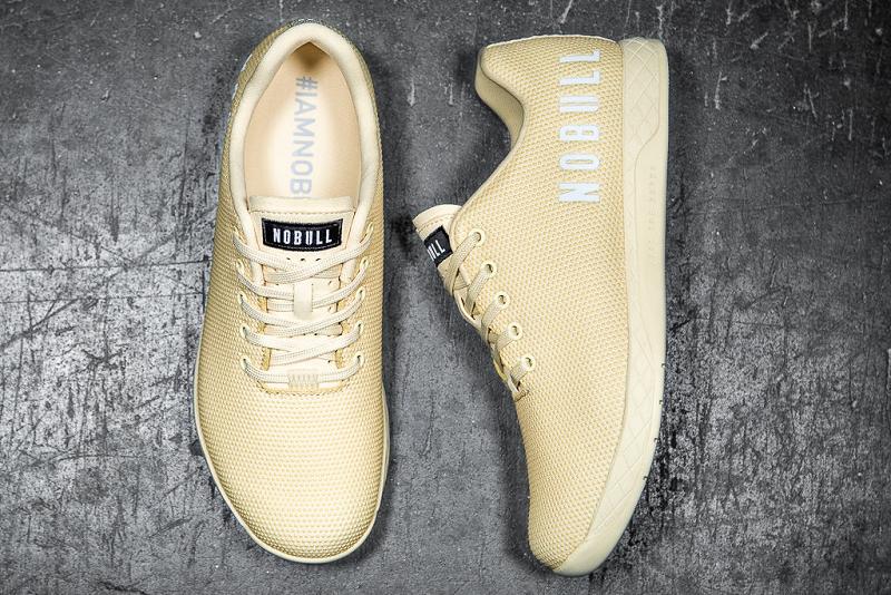 Men's Nobull Vanilla Trainers Light / Yellow | SG S2300G